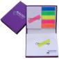 sticky notes with translucent flags