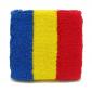 Romania Country Flag Cotton Sweatband / Wristband