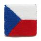 Czech Country Flag Cotton Sweatband / Wristband