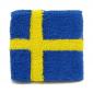 Sweden Country Flag Cotton Sweatband / Wristband