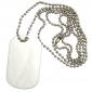 Standard Dog Tags with Long Ball Chain