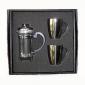 stainless steel flask and mug set