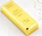 Gold bar usb flash memory stick